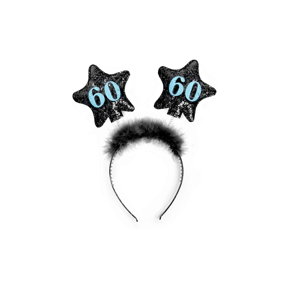 Bandeau avec étoiles 60 noir