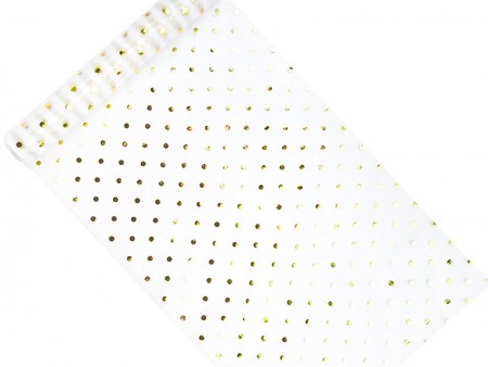 Organza imprimé- blanc -...