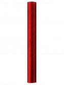 Organza uni - rouge - 0,36 x 9m