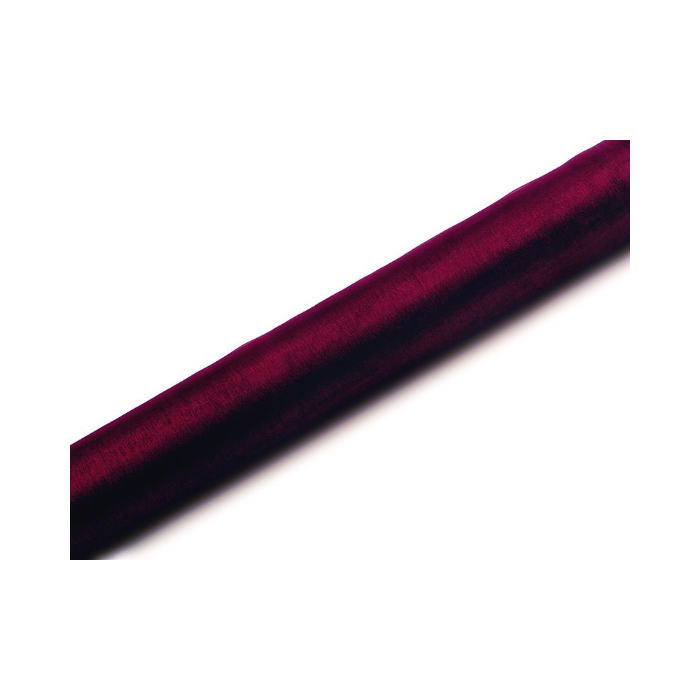 Organza uni - marron - 0,36 x 9m