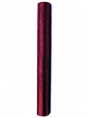 Organza uni - marron - 0,36 x 9m