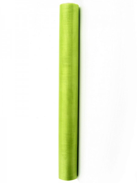 Organza uni - vert pâle -...