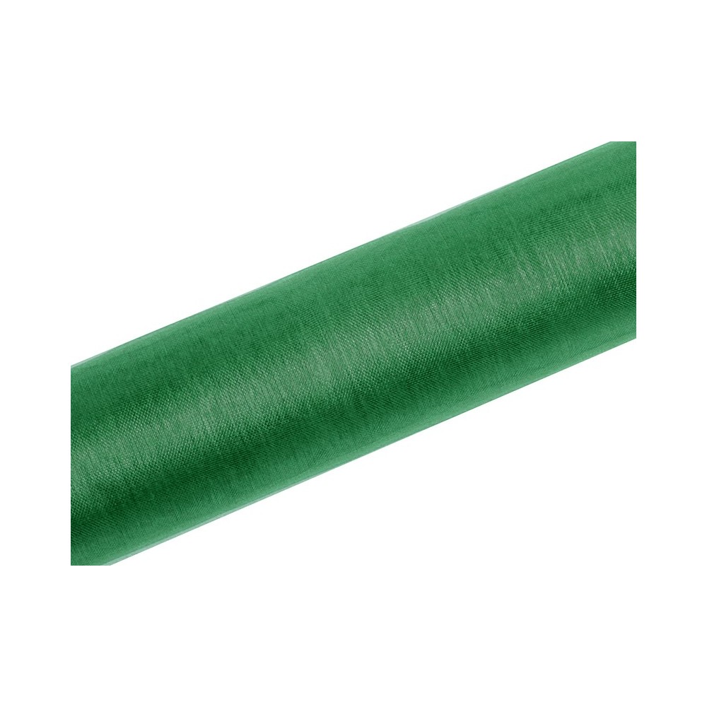 Organza uni uni - gris vert - 0,16 x 9m