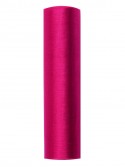 Organza uni - rose profond - 0,16 x 9m