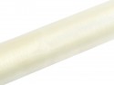 Organza uni - crème pâle - 0,16 x 9m