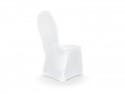 Housse de chaise en tissu élastique - blanc