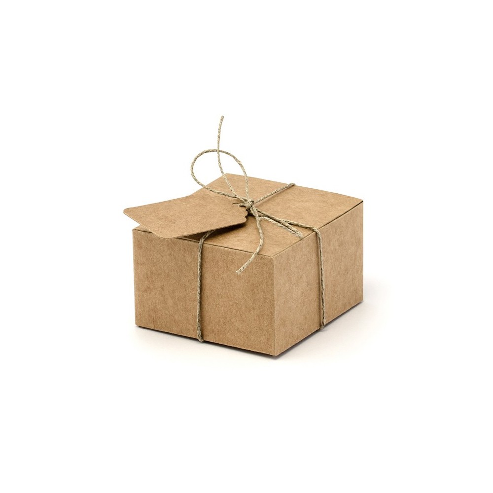 10 Boîtes avec étiquettes