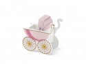 10 Boîtes cadeaux - poussette bébé rose