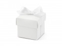 10 Boîtes avec un ruban - blanc