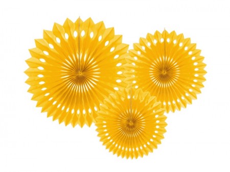 3 Rosettes décoratives -...