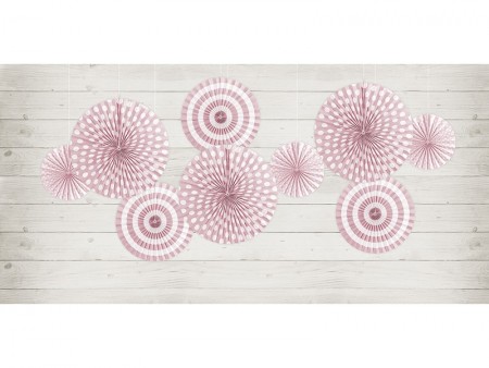 3 Rosettes décoratives - rose