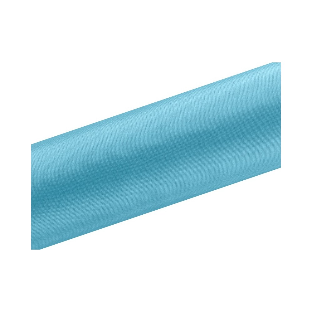 Rubans tissu lisse - turquois - 0,16 x 9m