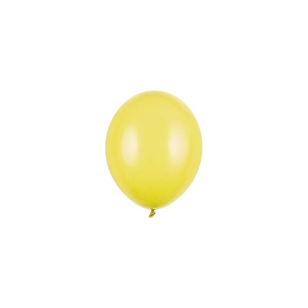 100 Ballons Strong 23 cm - Pastel Honey Yellow