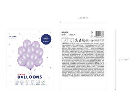 10 Ballons 27cm - glycine...