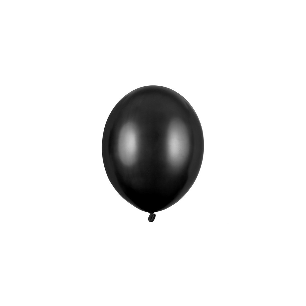 100 Ballons Strong 27cm - Noir Métallique
