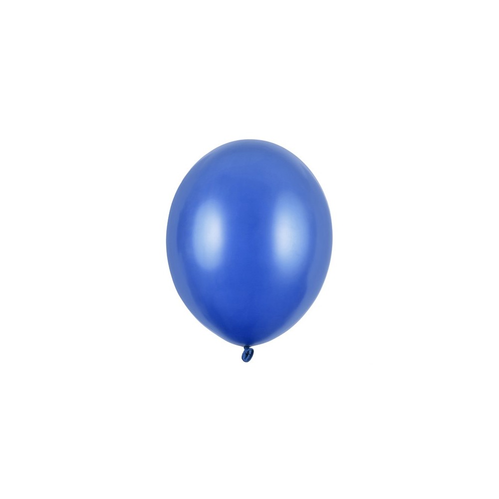 50 Ballons 27cm - bleu métallisé