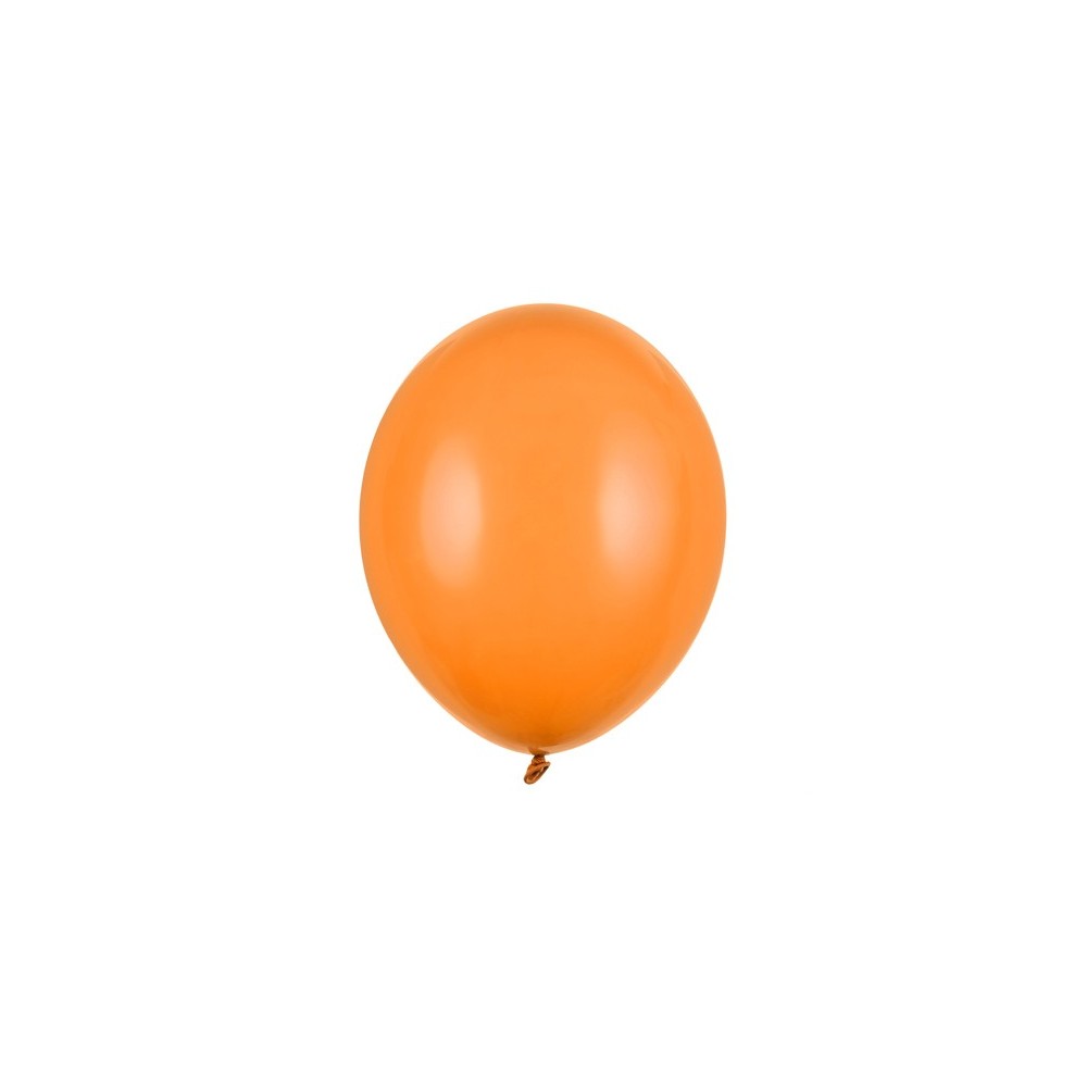 50 Ballons 27cm - mandarinee pastel. Orange