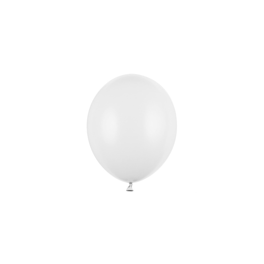 100 Ballons Strong 27cm - Pastel Blanc pur