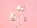 50 Ballons 30 cm - Future mariée - Cristal clair