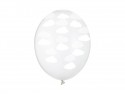 50 Ballons 30 cm - Nuages - Cristal Clair
