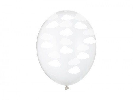 50 Ballons 30 cm - Nuages -...