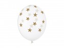 50 Ballons 30 cm - Etoiles - cristal clair