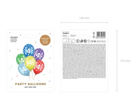 6 Ballons 30 cm - 4ème...