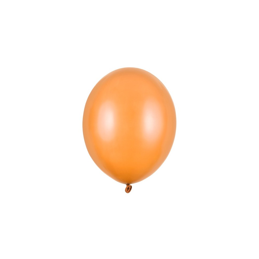 50 Ballons 30 cm - mandarinee métallisée Orange