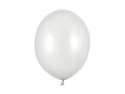 100 Ballons Strong 30 cm - Neige argente métallique