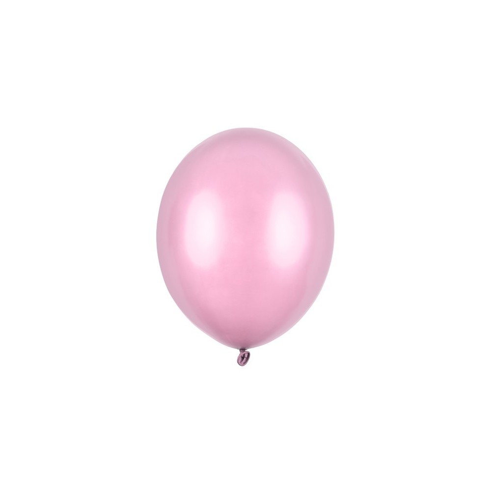 50 Ballons 30 cm - Rose bonbon métallisé