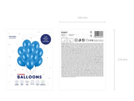 10 Ballons 30 cm - bleu...