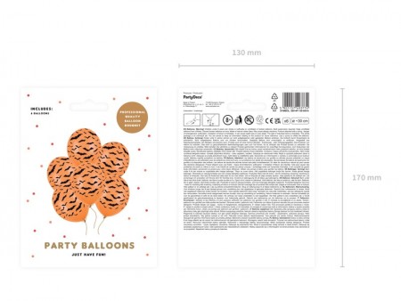 6 Ballons 30 cm - Chauve...