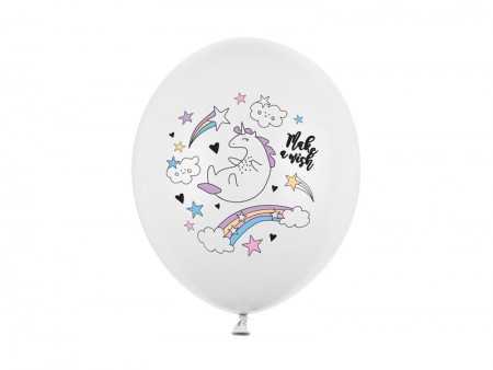 6 Ballons 30 cm - Licorne -...