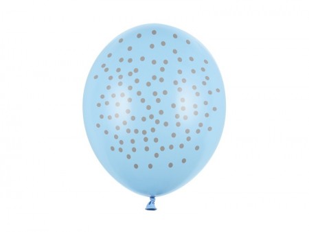 6 Ballons 30 cm - Pois -...