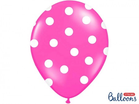 50 Ballons 30 cm - Pois -...