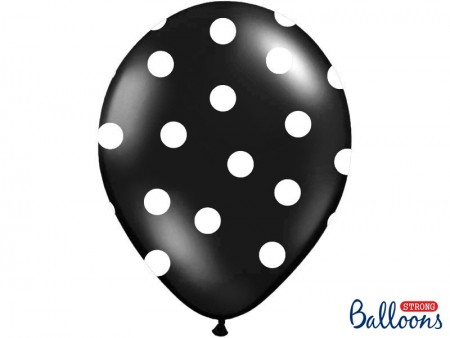 50 Ballons 30 cm - pois -...