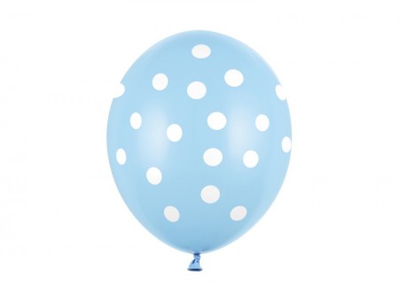 6 Ballons 30 cm - Pois -...