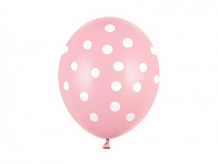 6 Ballons 30 cm - Pois -...