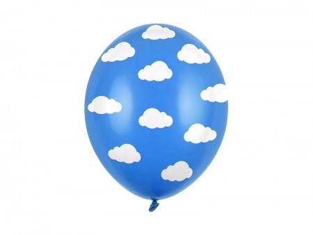 50 Ballons 30 cm - nuages -...