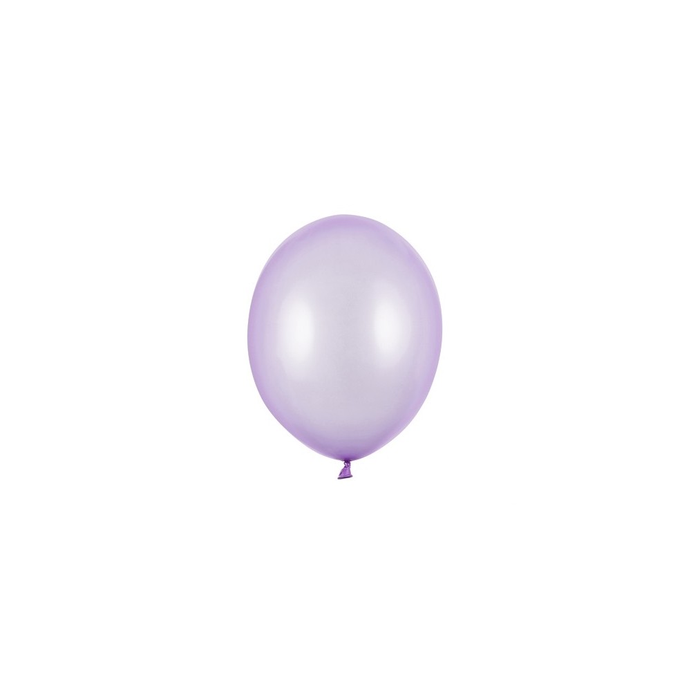 100 Ballons Strong 12cm - Glycine métallique