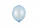 100 Ballons Strong 12cm - bleu bébé métallisé