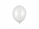 100 Ballons Strong 12cm - Neige argente métallique