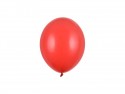 100 Ballons Strong 12cm - Pastel rouge coquelicot