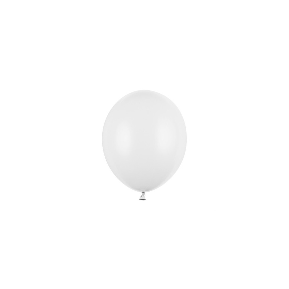100 Ballons Strong 12cm - Pastel Blanc pur