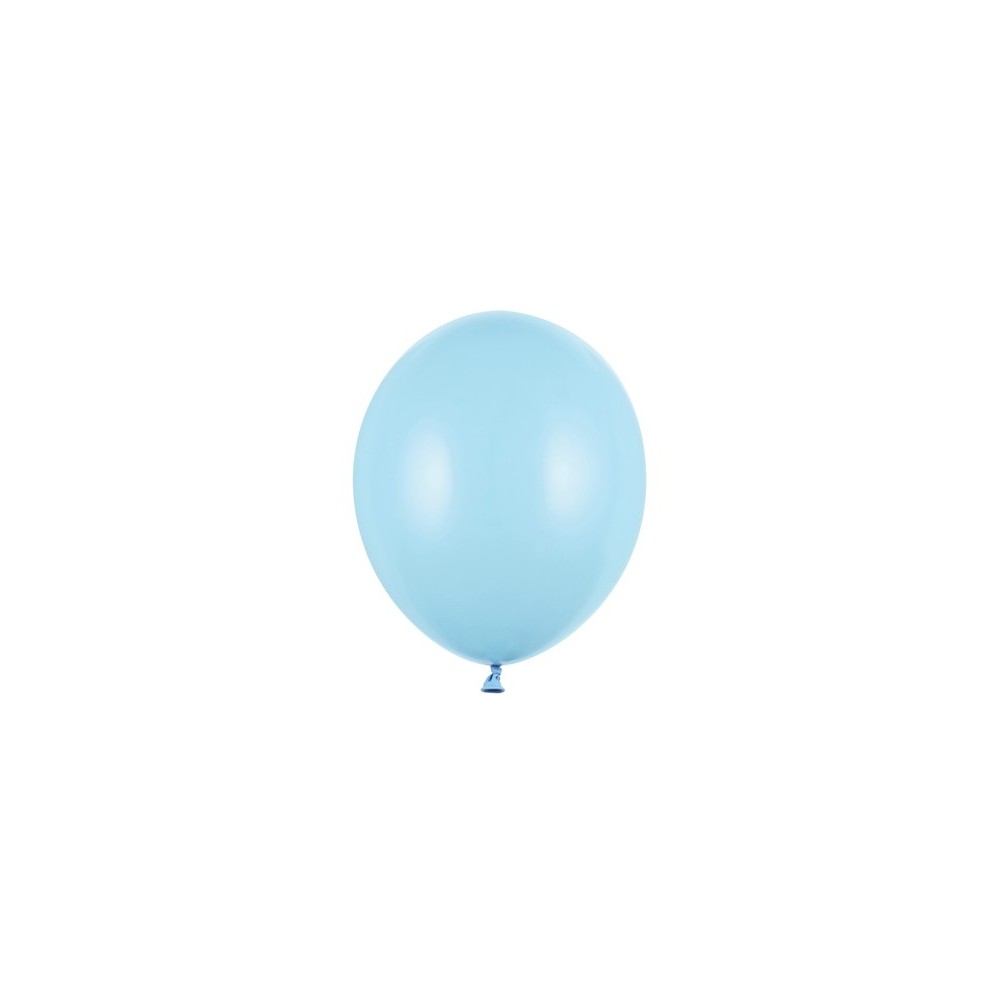 100 Ballons Strong 12cm - bleu pastel