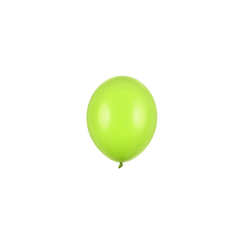 100 Ballons Strong 12cm - vert citron pastel -