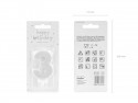 Bougie Chiffre 3- argent