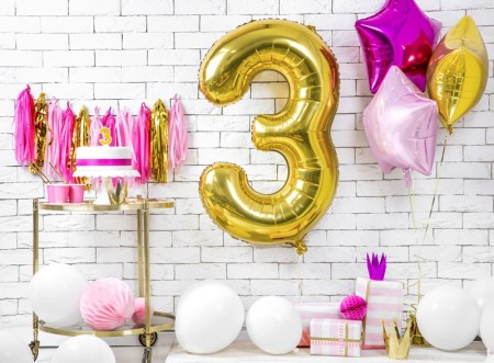 Bougie Chiffre 3- ore