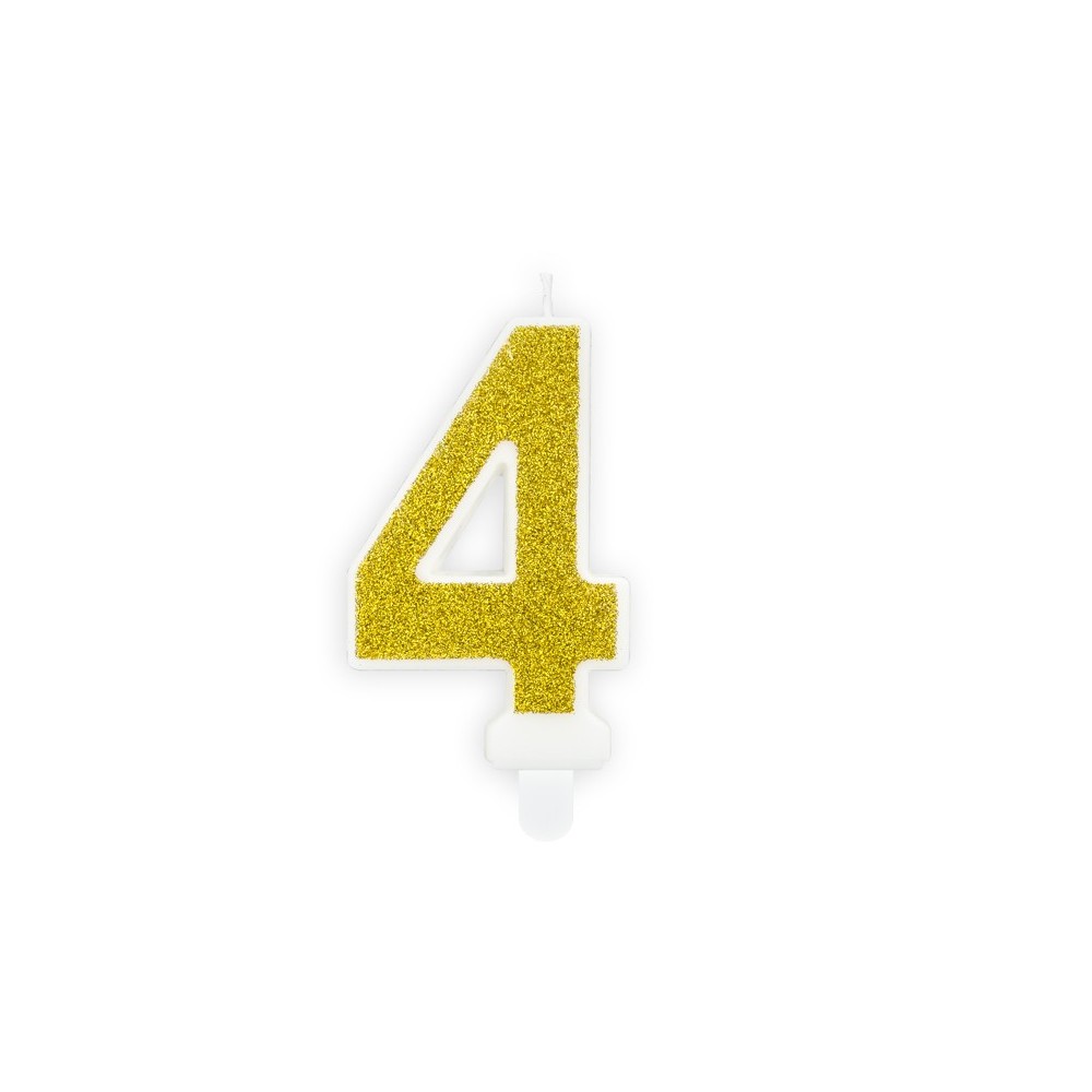 Bougie Chiffre 4- ore