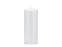 6 Pilier bougie - mat - blanc
